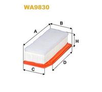 Filtro aria - WIX FILTERS WA9830