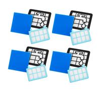 Filtro ARLI set 4x 3 pezzi HEPA compatibile con Philips FC8010/01 FC8010 01