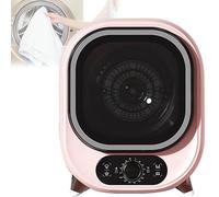 Filtro asciugatrice anteriore for pelucchi, polvere, timer da 0 a 200 minuti, aria calda e fredda, asciugatura 3D, protezione contro il surriscaldamento, asciugatrice centrifuga compatta silenziosa da