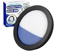 Filtro Aspirapolvere senza Fili Ø 105 mm con Codice Originale 9178017731 per Grundig per Beko per Blomberg C00893989 per Whirlpool per Bauknecht per Indesit per Philips per Ariston - MONTERAL