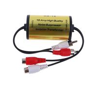 Filtro audio per auto | Isolatore per loop di feedback, trasformatore di isolamento soppressore, alternatore per riduttore per eliminatore ronzio Audio, Elimi