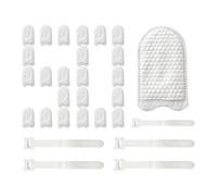 Filtro barriera per sedimenti, purificatore in fibra fine per rubinetti, 8,4 cm, materiale in cotone ad alta densità, sacchetto filtro per lavello per casa, accessorio purificante cucina, strato di