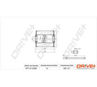 Filtro Benzina Drve+ DP1110.13.0052 Per NISSAN, OPEL, RENAULT, VAUXHALL
