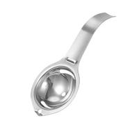 Filtro bianco per tuorlo d' , separatore per albume, separatore per albume d' , separatore di tuorlo d' in acciaio inox, gadget da cucina adatto per cuocere, torte e