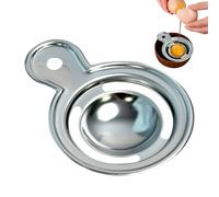 Filtro bianco per tuorlo d'uovo, separatore di tuorlo d'uovo, separatore di uova di grado alimentare Divisore di uova in acciaio inossidabile | Filtro estrattore di uova, setaccio per albume d'uovo