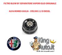 FILTRO BLOW BY SEPARATORE VAPORI OLIO ALFA ROMEO ORIGINALE 46350456