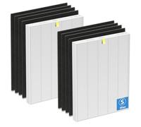 Filtro C545 compatibile con Winix C545 S Filter 1712-0096-00, 2 filtri post e 8 filtri a carbone attivo
