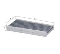 Filtro cabina KNECHT LAK 412