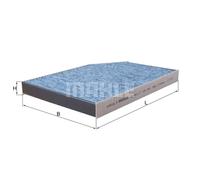 Filtro cabina KNECHT LAO 1398