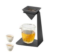 Filtro Caffè Ceramica - 14x16,5cm Senza Carta Facile Pulizia Non | Forma Colino Tè Riutilizzabile Supporto Ferro | Per Tazze Sake Casa Ufficio Cucina Caffè, Infusione Tè Caff