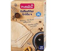Filtro caffè dimensione 4, 120 pezzi - Marchio DM Germania - Compatibile con Profissimo - Kaffeefilter Größe 4, 120 St