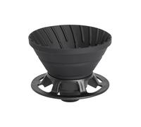 Filtro Caffè, Versare Sopra il Filtri Caffè in Silicone Riutilizzabile e Pieghevole per Campeggio, Viaggi, Zaino in Spalla, Casa, Ufficio