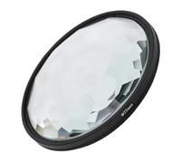 Filtro caleidoscopio, filtro lente a prisma di vetro caleidoscopio compatibile con fotocamere DSLR e Mirrorless, filtri effetto fotocamera fotografia frattale per soggetti (77 mm)