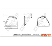 Filtro cambio automatico DP1110.14.0009 Drve+ per AUDI VW