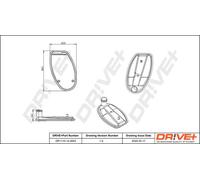Filtro cambio automatico Filtro a setaccio DP1110.14.0003 Drve+ per SSANGYONG