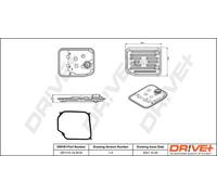 Filtro cambio automatico Filtro a setaccio DP1110.14.0019 Drve+ per AUDI VW