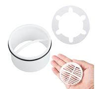 Filtro capelli + Scarico tubo doccia - ricambio per filtro capelli e rete filtrante - compatibile con componenti di scarico 6960, 6963, 6961, 6962 - ideale per sifoni di scarico doccia
