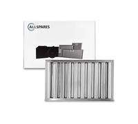 Filtro lamellare AllSpares senza maniglie adatto per cappe aspiranti per la rist