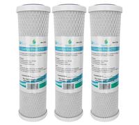 FILTRO CARBON BLOCK 10" PER ACQUA POTABILE 3X AH CTO5 PER SISTEMI OSMOSI