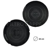FILTRO CARBONE ATTIVO DIAMETRO 24 CM type 30 CAPPA AEG CANDY ELECTROLUX ELICA HO