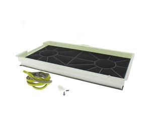Filtro carbone rettangolare 436 x 235 x 45 mm DHZ7305 00461422 per cappa BOSCH, SIEMENS