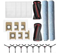 Filtro Carboni Attivi per Eufy per omni C28 per x12 Pro Anti-Odore(B) | Compatibilità perfetta, per spazzola rullo, filtri , sacchetti per polvere, panni mop inclusi