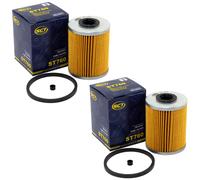 Filtro Carburante 2 X SCT ST760 per Saab Opel Astra Corsa Frontera Omega Vectra