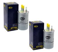 Filtro Carburante 2 X SCT ST785 per Ford Transit Kia Renault Logan Dacia Duster