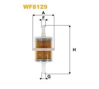 WIX FILTERS WF8129 Filtro carburante