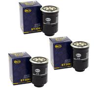 Filtro Carburante 3 X SCT ST306 Per Mitsubishi L Toyota Hilux VW Mazda Nissan NP