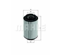 Filtro carburante AUDI A3 SEAT ALTEA 2.0 VW GOLF V PLUS 1.9 TDI MAHLE KX 178D