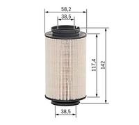 Bosch N0007 - Filtro Diesel