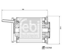 Filtro carburante Cartuccia filtro 172764 FEBI BILSTEIN per AUDI BENTLEY