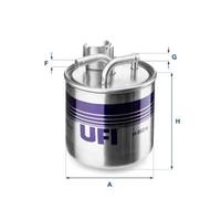 UFi Filtro olio 25.026.00