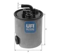 Filtro carburante Cartuccia filtro 24.006.00 UFI per MERCEDES-BENZ