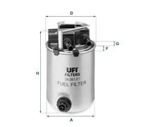 UFI 25.056.00 Filtro olio