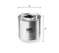 UFI 24.128.00 Filtro carburante per FORD Fiesta Mk6 Schrägheck (JA8, JR8)