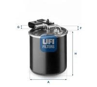 UFI 24.150.00 Filtro carburante