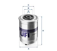Filtro carburante Cartuccia filtro 24.401.00 UFI per FORD LDV