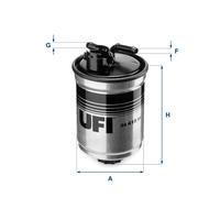 Filtro carburante Cartuccia filtro 24.415.00 UFI per VW SEAT