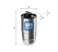 UFI Filters 24.427.00 Filtro Gasolio