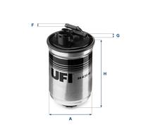 UFI Filters 24.430.00 Filtro Gasolio