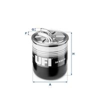 Filtro carburante Cartuccia filtro 24.436.00 UFI per MERCEDES-BENZ SMART