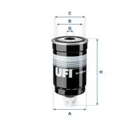 Filtro carburante Cartuccia filtro 24.439.00 UFI per HYUNDAI KIA