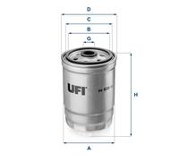 UFI Filters 24.528.01 Filtro Carburante