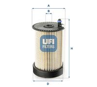 UFI Filters 26.031.00 Filtro Carburante