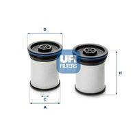 UFI 27.196.00 Filtro aria