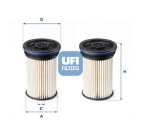 Filtro carburante Cartuccia filtro 26.071.00 UFI per OPEL CHEVROLET