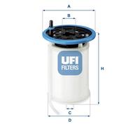 Filtro carburante Cartuccia filtro 26.079.00 UFI per FIAT TIPO Hatchback