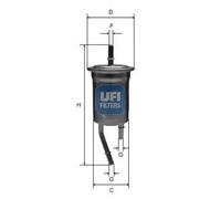 Filtro carburante Cartuccia filtro 31.828.00 UFI per KIA RIO I Hatchback RIO II